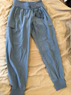 Calia by Carrie Navy Blue Cuffed Cargo Joggers thumbnail 1