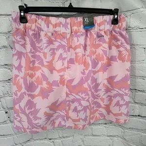 NWT Columbia Skort Women's XL Pink Bogota Bay Tropical Print Omni Shield thumbnail 2