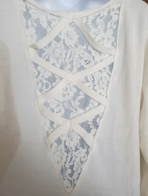 Maurices Lace-Back Crew Neck Sweater thumbnail 5