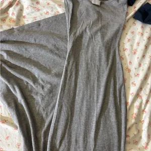 skims gray cotton lounge slip dress maxi thumbnail 3