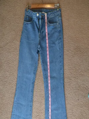 Princess Polly Flared Jeans Women's 4 Blue High Rise Bell Bottom Bootcut Denim thumbnail 7