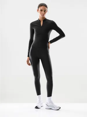 Aritzia Golden GloTone Trailblaze Mockneck long sleeve black size large NWT thumbnail 2