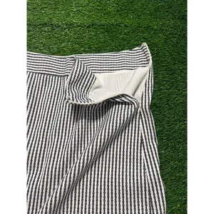 Ann Taylor Black/White Pinstripe Skirt thumbnail 6