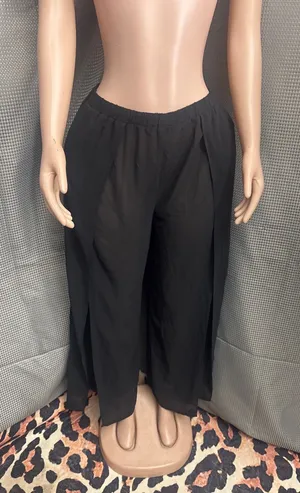 New size medium bikini cover-up pants it opens on the front of the legs thumbnail 1