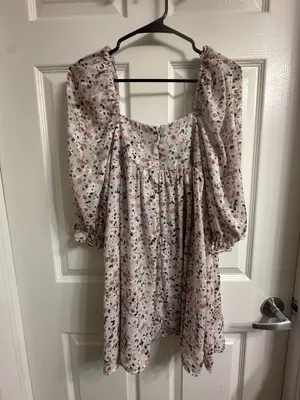 Blue Rain Lavender Floral Dress thumbnail 3