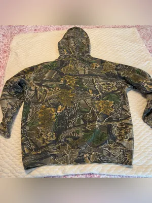 Cabela’s Camo Hoodie Sweatshirt Size Small Regular See Measurements thumbnail 10