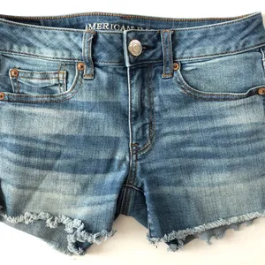 American Eagle Jean Shorts with Frayed Hem Size 2 thumbnail 1