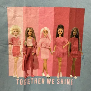 Barbie Together We Shine Blue T-Shirt XL thumbnail 2