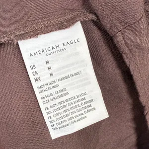 American Eagle Smocked Ruffle Mini Dress W2308 Sz M thumbnail 7