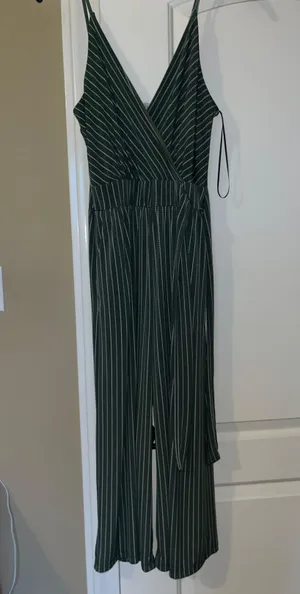 kaileigh striped jumpsuit  thumbnail 1