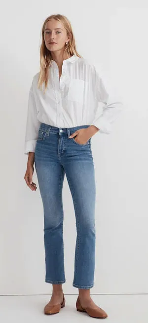 Madewell Kick Out Crop Jeans thumbnail 1