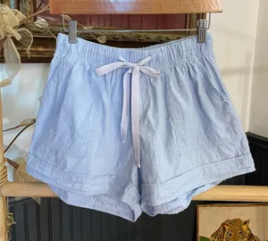Bishop + Young Baby Blue Textured Boxer Style Pull On Shorts - Sz M 💕🎀 thumbnail 1