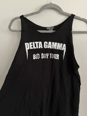Delta Gamma Tank Black thumbnail 1