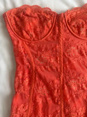 Pretty Little Thing Orange mini dress thumbnail 3