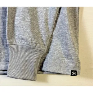 Gaiam Serenity Flow Hoodie‎ Womens Small Sleet Heather Grey Quarter Zip Pullover thumbnail 4