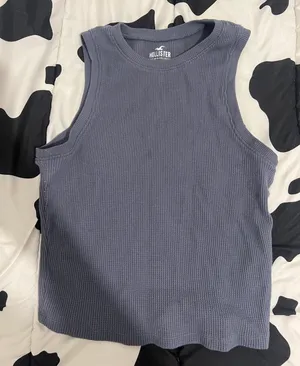Hollister Ribbed High Neck Tank thumbnail 1