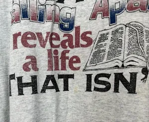 90s Vintage Jesus/Church Oversize T-Shirt thumbnail 4