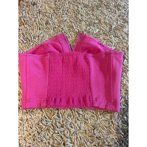 MAEVE Strapless V Wire Corset Top GORGEOUS COLOR Size Medium Tube Azalea Pink thumbnail 4