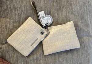 CLX by Christian Lacroix double slim pouch wristlet thumbnail 1