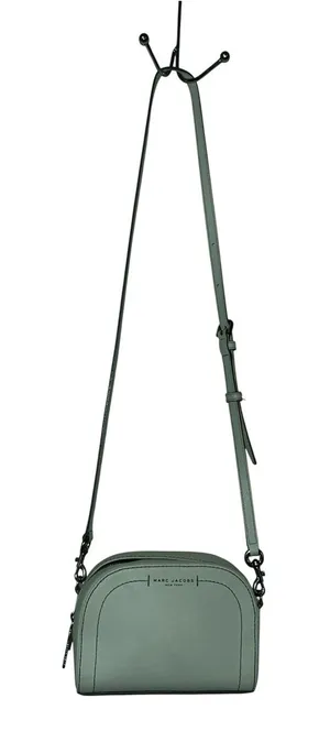 Marc Jacobs Storm Grey Leather Mini Crossbody Bag thumbnail 1