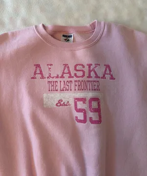 Alaska Crewneck Pink Size XS thumbnail 2