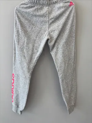Adidas Grey and Pink Women’s Sweats pants thumbnail 2