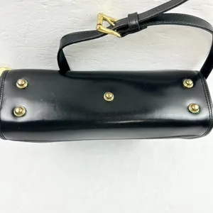 Dooney & Bourke Vintage Pebbled Leather Crossbody Bag Black P19 thumbnail 5