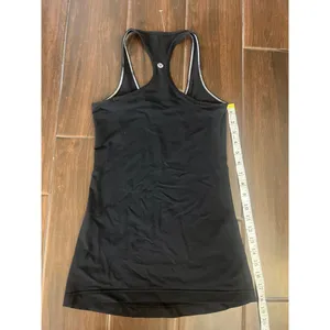 Lululemon black athletic tank racer‎ back Lulu thumbnail 2