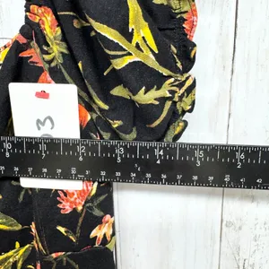 Urban Outfitters Dress Women Size Medium Black‎ Ella Floral Print Bodycon Mini thumbnail 4
