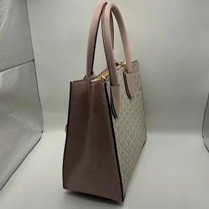 Michael Kors Beige and Pink Tote Bag thumbnail 2