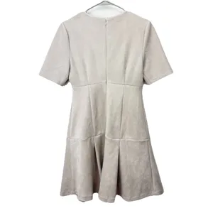 Calvin Klein Faux Suede Fit And Flare Dress‎ Size 6 thumbnail 5