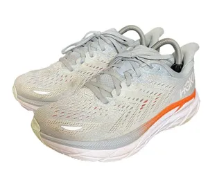 Hoka One One Clifton‎ 8 Women’s Size 9 B Running Shoes Blue Orange Sneaker thumbnail 1