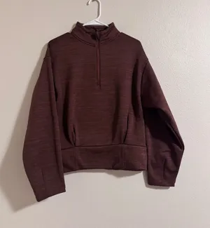 Athleta Women's Pullover Sweatshirt - Dusty brown thumbnail 1
