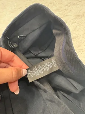 Theory navy cropped flare pants size 0 thumbnail 3