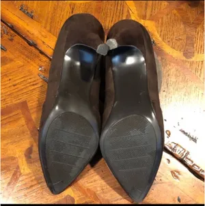 Impo Brown Suede Heels thumbnail 4