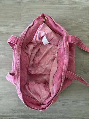 Kulani Kini’s Pink Canvas Tote Bag thumbnail 4