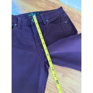 Lucky Brand Brooke Legging Jeans Purple Velour Skinny Pants Size 6/28 thumbnail 13