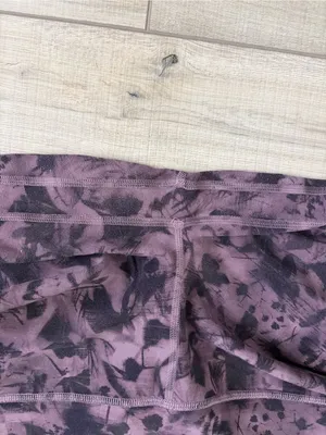 Lululemon Align High Rise 21in Cropped Leggings Mini Dusk Floral Antique Black 8 thumbnail 5