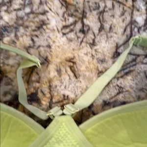 Lime Green Women's Sports Bra thumbnail 3