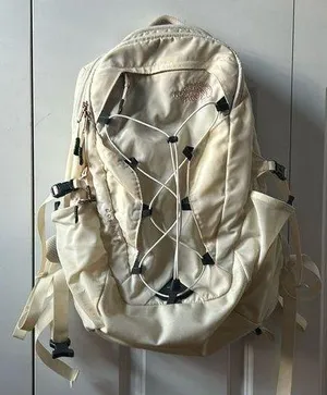 The North Face Borealis Off White and Rose Gold Backpack thumbnail 1