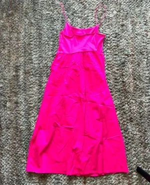 fuchsia pink combination dress thumbnail 8