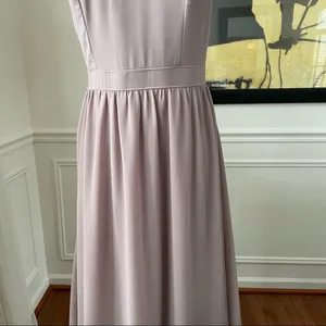 LuLu’s Air of Romance Dusty Lavendar Taupe Maxi Dress S thumbnail 5