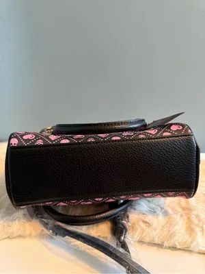 Ed Hardy Vegan Leather Skull Satchel Crossbody thumbnail 8