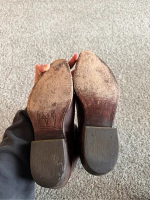Frye Brown Billy Pull On Leather Studded Tall Cowboy Boot thumbnail 8