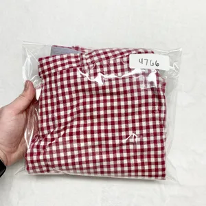 Universal Language Gingham Trousers Womens Size SS Red White Check Cotton‎ Pants thumbnail 12