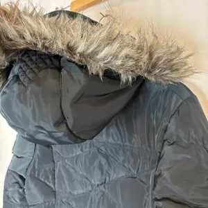 Momo Maternity Black Down Feather Puffer Coat Mid-Length Womens Medium thumbnail 7