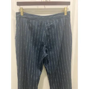 M Missoni Vintage Pinstriped Navy Trousers Sz 6 thumbnail 5