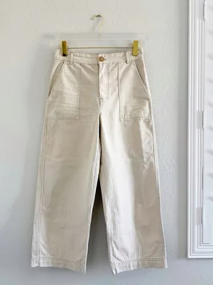 Free People Sunday Skies Wide Leg Pants in Cream Size 4 thumbnail 3