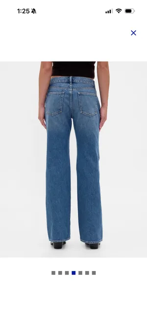 NWT GAP Midrise Wide Leg Rigid Jeans thumbnail 4