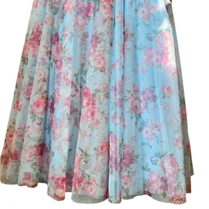 City Studios Juniors’ Blue Floral-Print Bustier Prom Gown size‎ 5/6 NWT thumbnail 8